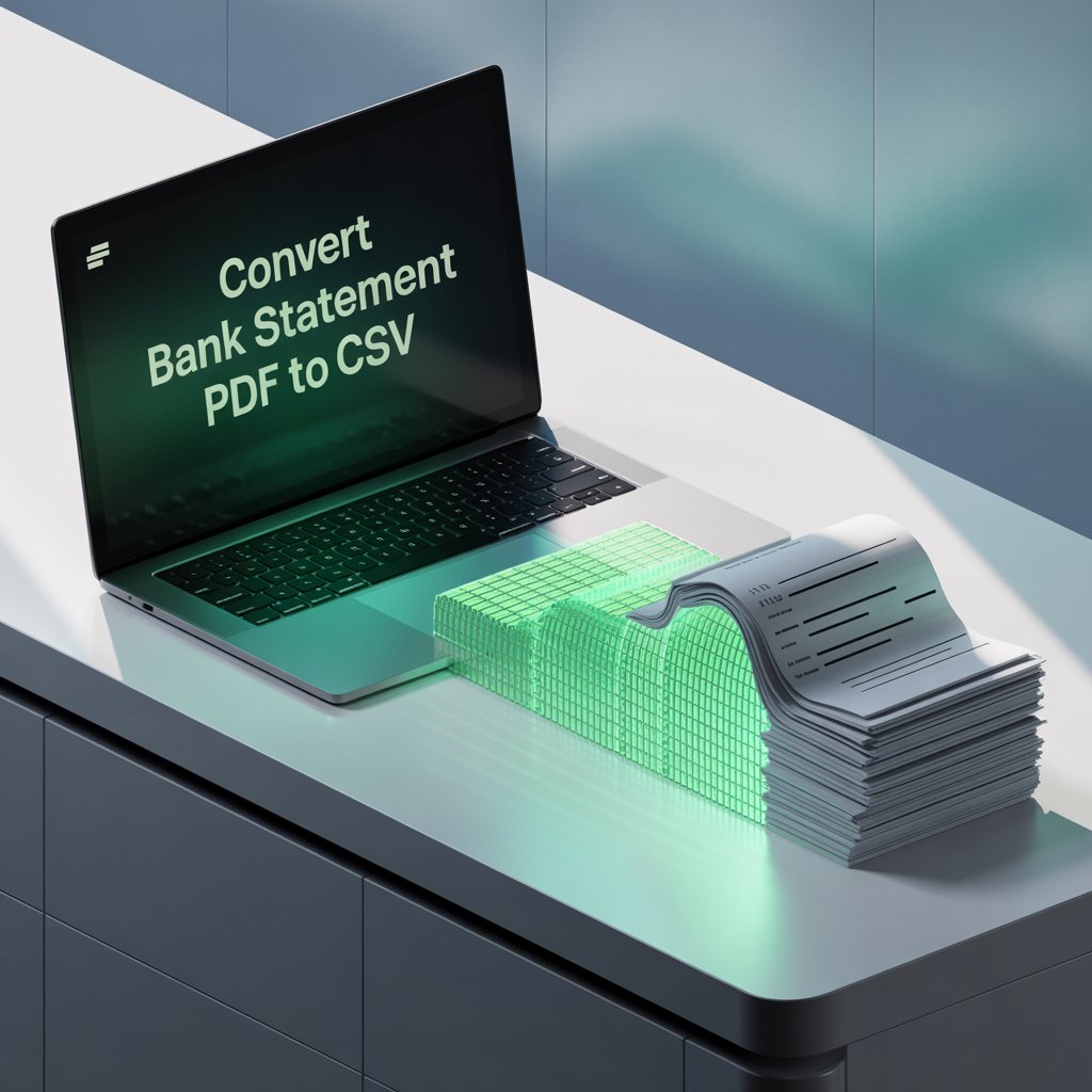 convert bank statement pdf to csv